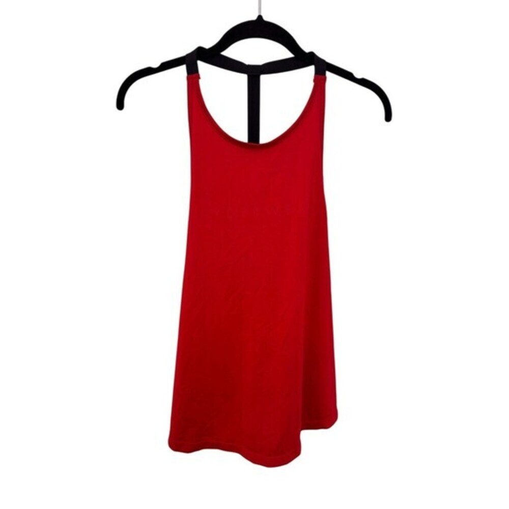 Ryderwear Tank Top Womens Size S Red Racerback Logo Gym Yoga Athleisure